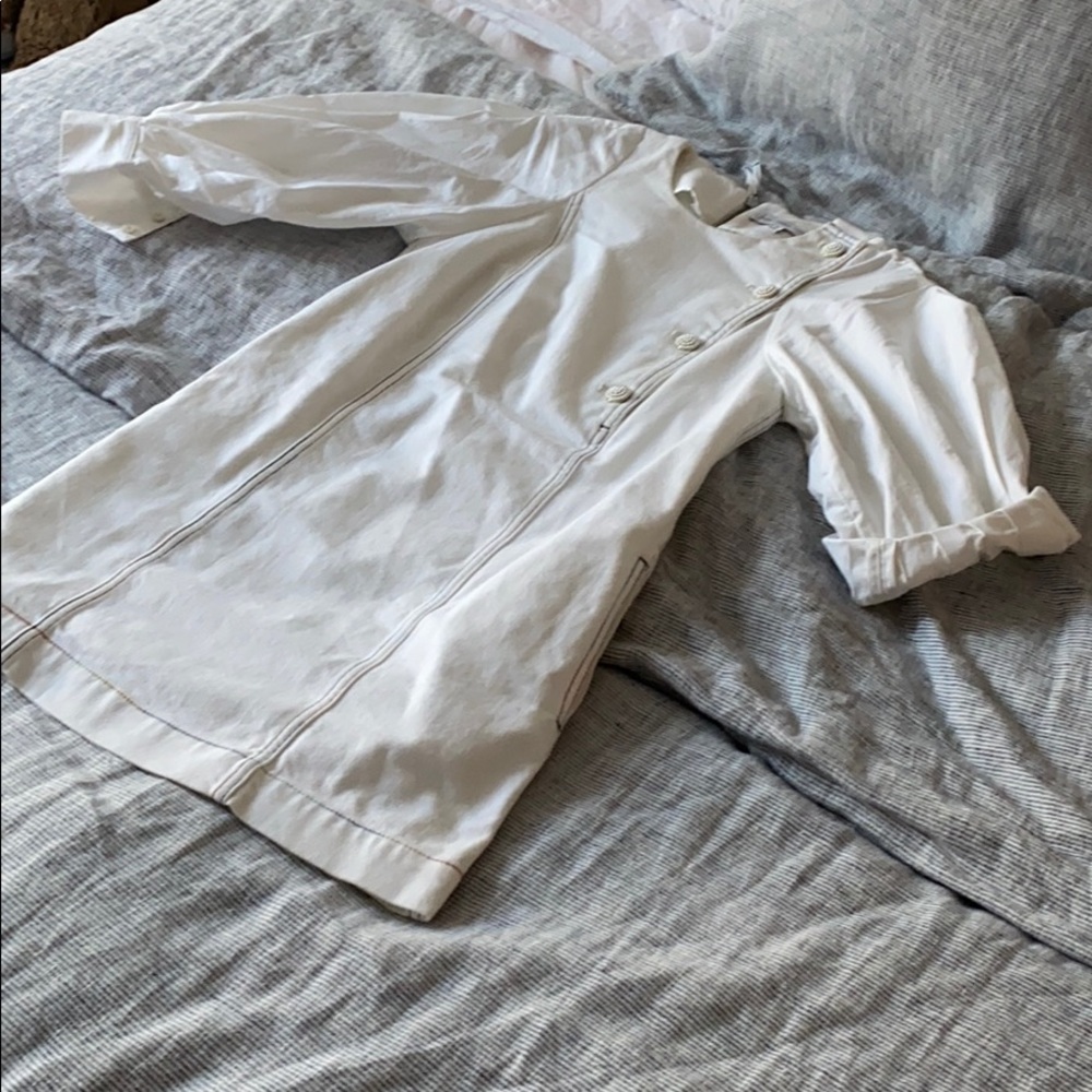 Worn ONCE Something Navy white mini dress